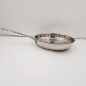 Cuisinart 722-24 10" Chef's Classic Stainless-Cookware-Collection, Open Skillet